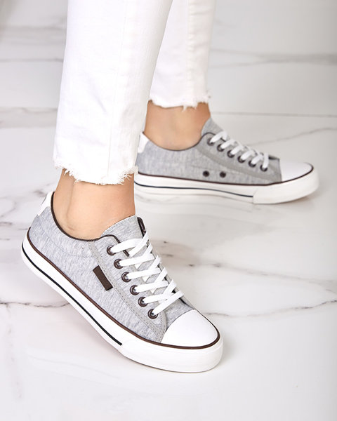 Gray women's Zeniso sneakers - Footwear