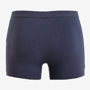 Grey men's cotton boxer shorts - Underwear