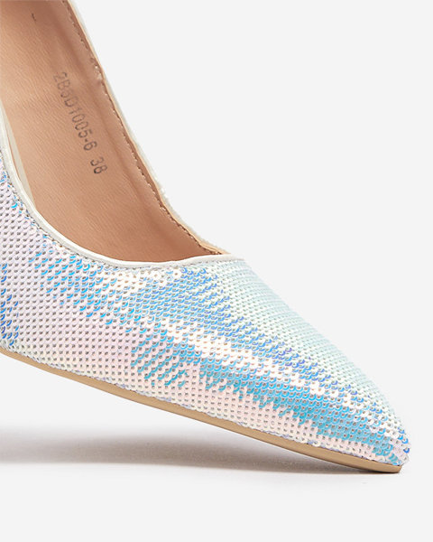 Holographic women's stiletto pumps Roppo- Footwear