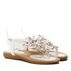 Joslyn white flip-flops - Footwear