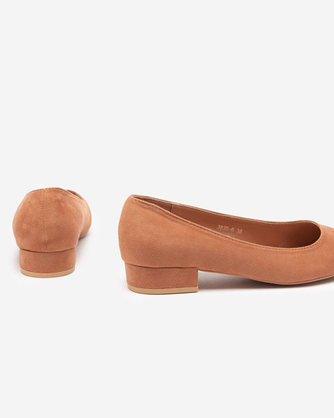Light brown pumps with flat heels Czinni - Footwear