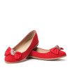 London eco suede red ballerinas - Footwear