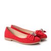 London eco suede red ballerinas - Footwear