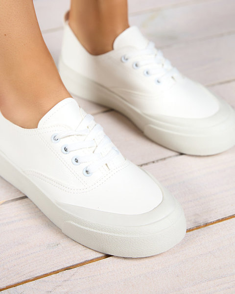 Lorino women's white sneakers - footwear