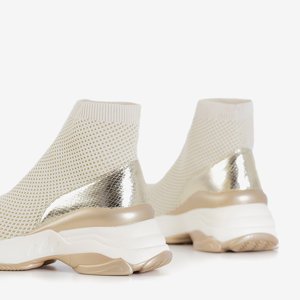 Lupine beige high-top sports shoes - Footwear
