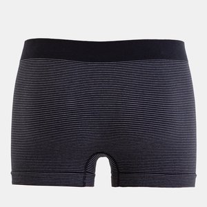 Men's Black Striped Boxer Shorts - Underwear