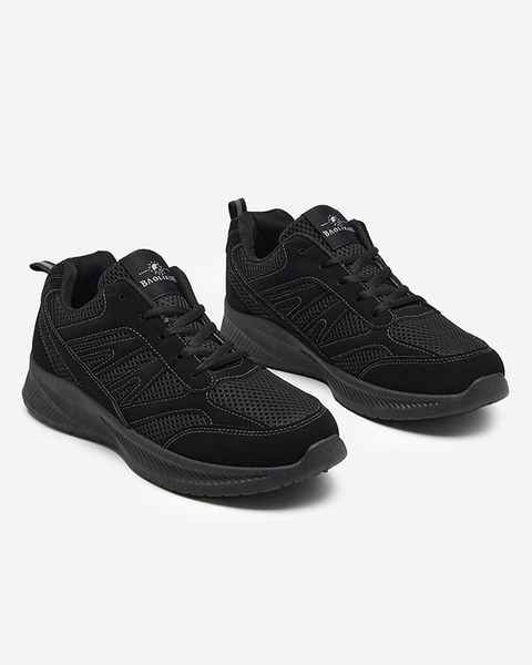 Men's black lace-up shoes Beniro - Footwear