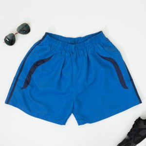 Men's blue sports shorts - Clothing