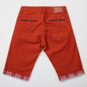 Men's red shorts - Clothing