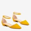 Mustard flat women's ballerinas Arinida - Footwear