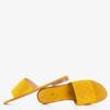 Mustard sandals with gold jets Billi - Footwear
