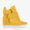 Mustard sneakers with a covered wedge Oh Little Girl - Shoes