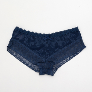 Navy blue lace panties for women - Underwear