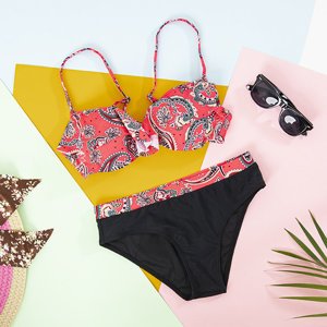 Neon Oriental Pattern Swimsuit - Underwear