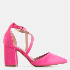 Neon pink pumps on the Baress post - Footwear