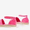Neon pink women&#39;s espadrilles on the Citiva platform - Footwear 1