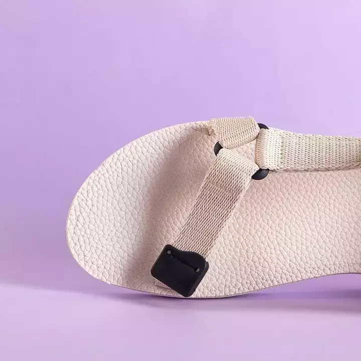 OUTLET Beige women's sports sandals Zakir - Footwear