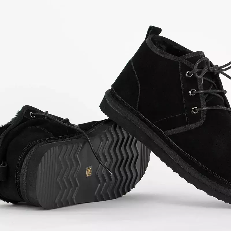 OUTLET Black men's Gavin snow boots - Footwear