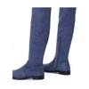 OUTLET Blue flat boots Masha - Shoes