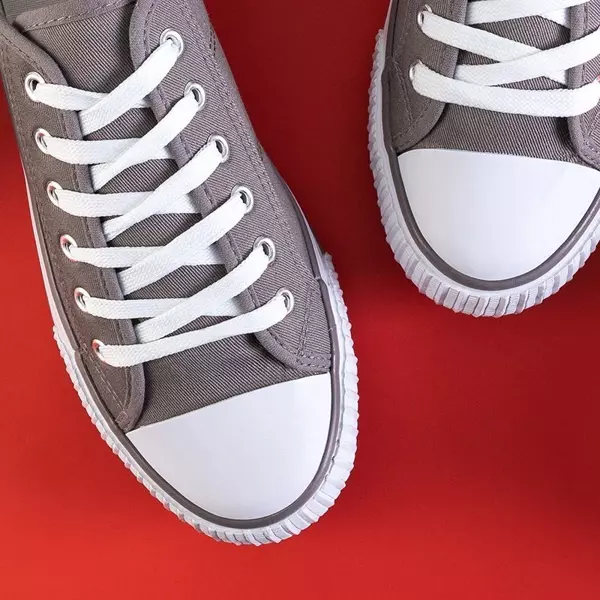 OUTLET Gray men's sneakers Lucas - Footwear