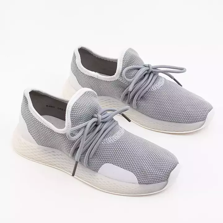 OUTLET Grey women's sports shoes Cullena - Footwear