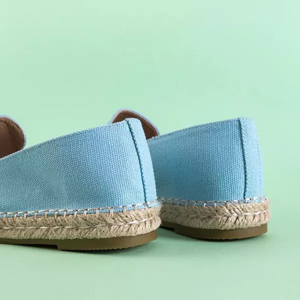 OUTLET Light blue Bahia espadrilles for women - Footwear