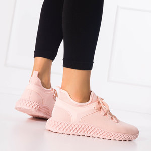 OUTLET Light pink Modika women's sports shoes - Footwear