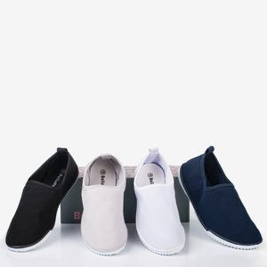 OUTLET Maywood navy blue slip-on sneakers for women - Footwear