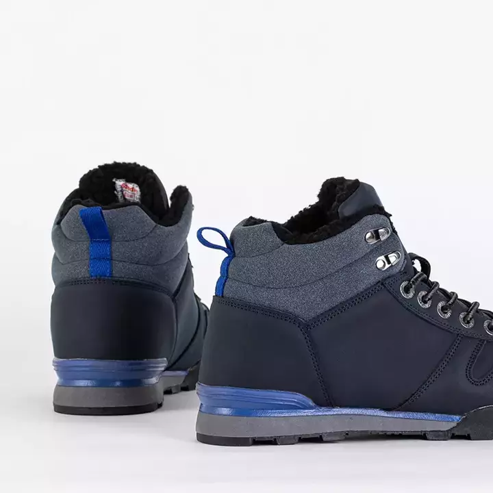 OUTLET Men's navy blue Tikon trekking shoes - Footwear