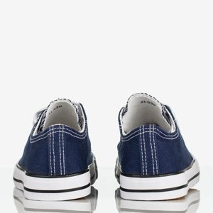 OUTLET Navy blue women's sneakers Noenoes - Footwear