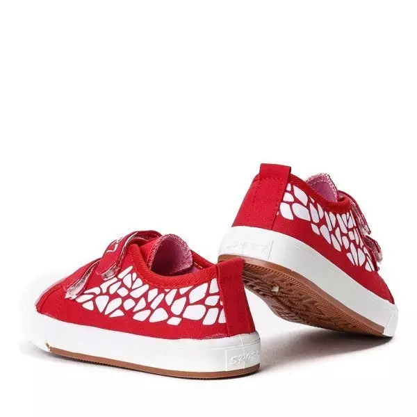 OUTLET Red girls' sneakers Bambino - Footwear