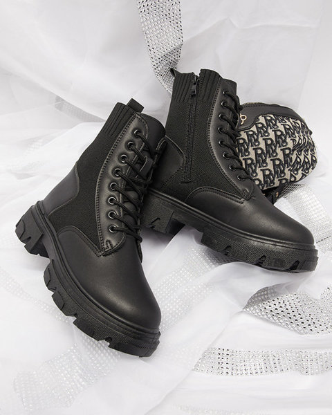 OUTLET Women's black bagger boots Sartafo- Footwear