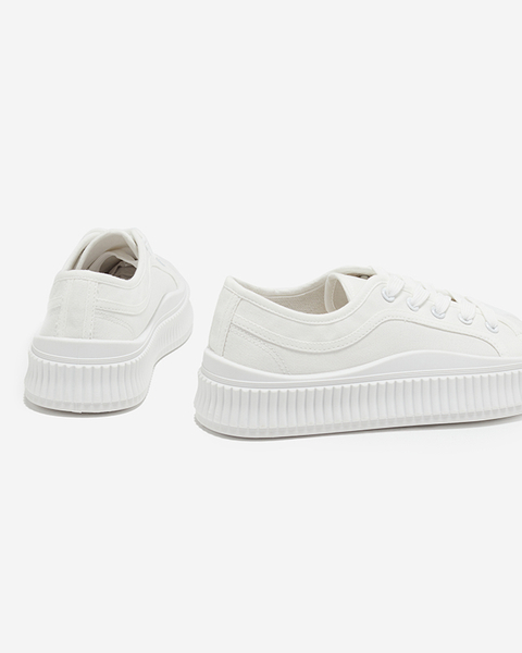 OUTLET Women's sports sneakers in white Ladise- Footwear