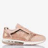 Pink sports shoes with a snake skin Obsession - Shoes 1