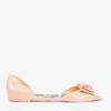 Powdered cotton melissa bow with Oryna bow - Shoes 1