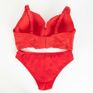 Red lace underwear set - Underwear