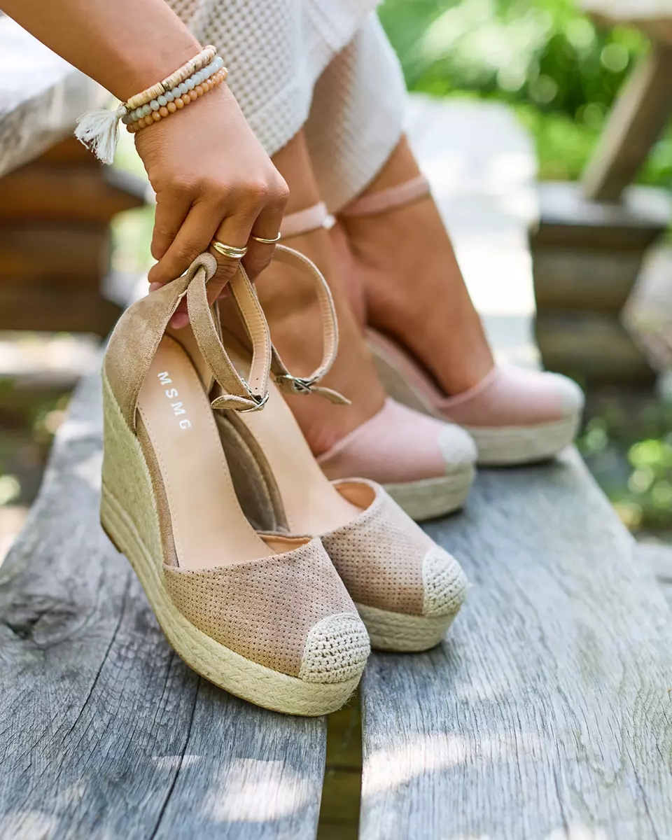 Royalfashion Brown women's Meylasi platform sandals