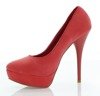Sabrisa's red stiletto pumps - Shoes