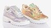 Silver women's sneakers with holographic finish That's It - Footwear 1