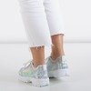 Silver women's sneakers with holographic finish That's It - Footwear 1
