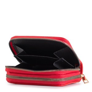 Small red wallet for women - Accessories