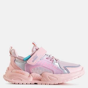 Sports girls' shoes in pink Clisia - Footwear