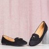 Taussima fringed black moccasins - Footwear