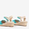 Turquoise a'la espadrille sandals Jorcia - Footwear