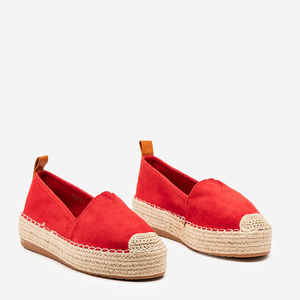 Umox platform red espadrilles - Footwear