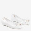 White Meliski with Tyrika Bow - Footwear