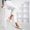 White loafers with Flavis bow - Footwear