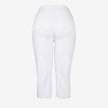 White short leggings with a welt - Pants 1