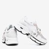 White women&#39;s sneakers on a thick sole Esita - Footwear 1