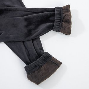 Women's Black Insulated Sweatpants - Clothing